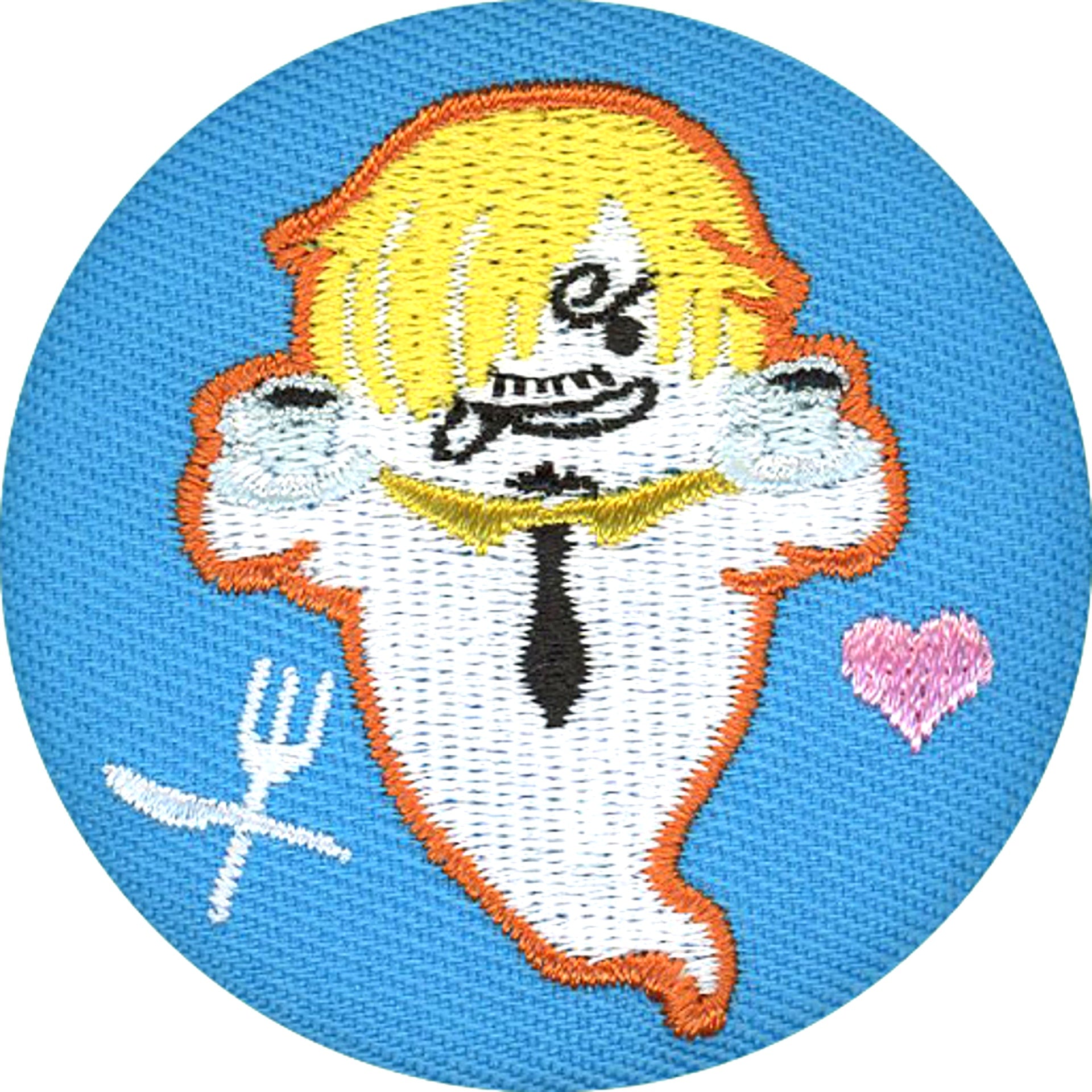 Sanji One Piece Have a break! Series Icing Cookie Pattern Embroidery Button Mugiwara Store Ltd [USED]