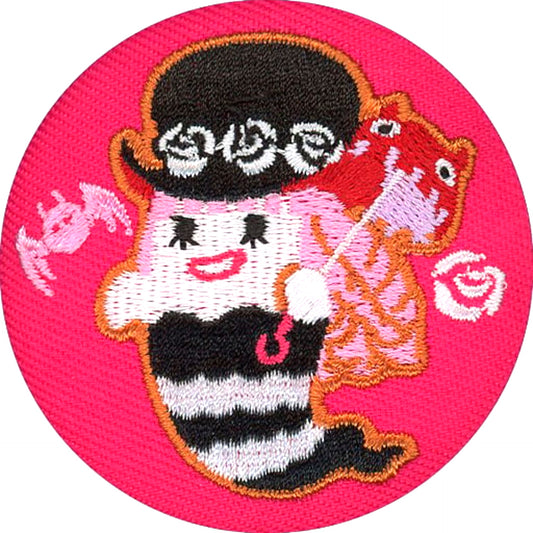 Perona One Piece Have a break! Series Icing Cookie Pattern Embroidery Button Mugiwara Store Ltd [USED]
