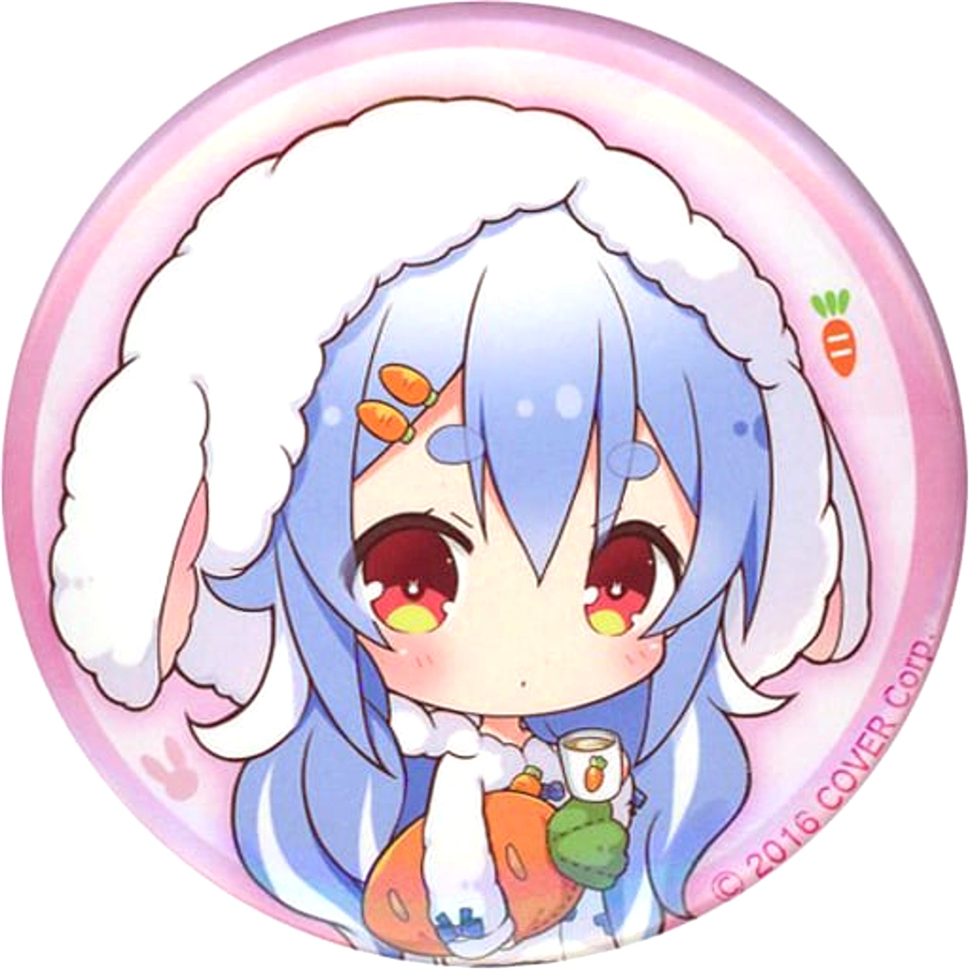 Usada Pekora Fluffy Rabbit Chibi hololive Virtual YouTuber Character Button Collection [USED]