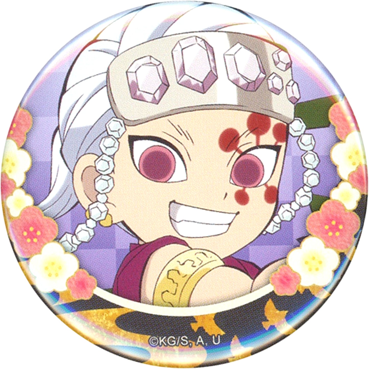 Tengen Uzui Demon Slayer x ufotable Cafe / Machi Asobi Cafe New Year Event 2023 Omikuji Button [USED]