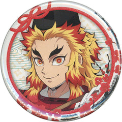Demon Slayer: Kimetsu no Yaiba Kyojuro Rengoku Happy New Year Tanjiro & His Friends & New Year's Visit Illustration 57mm Can Badge C101 Limited Buttons [USED]