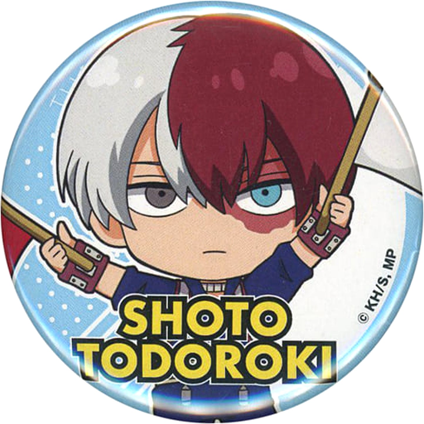 My Hero Academia Shoto Todoroki Trading Can Badge Lagunasia Training Camp Winter Intensive: Rising Exclusive Buttons [USED]