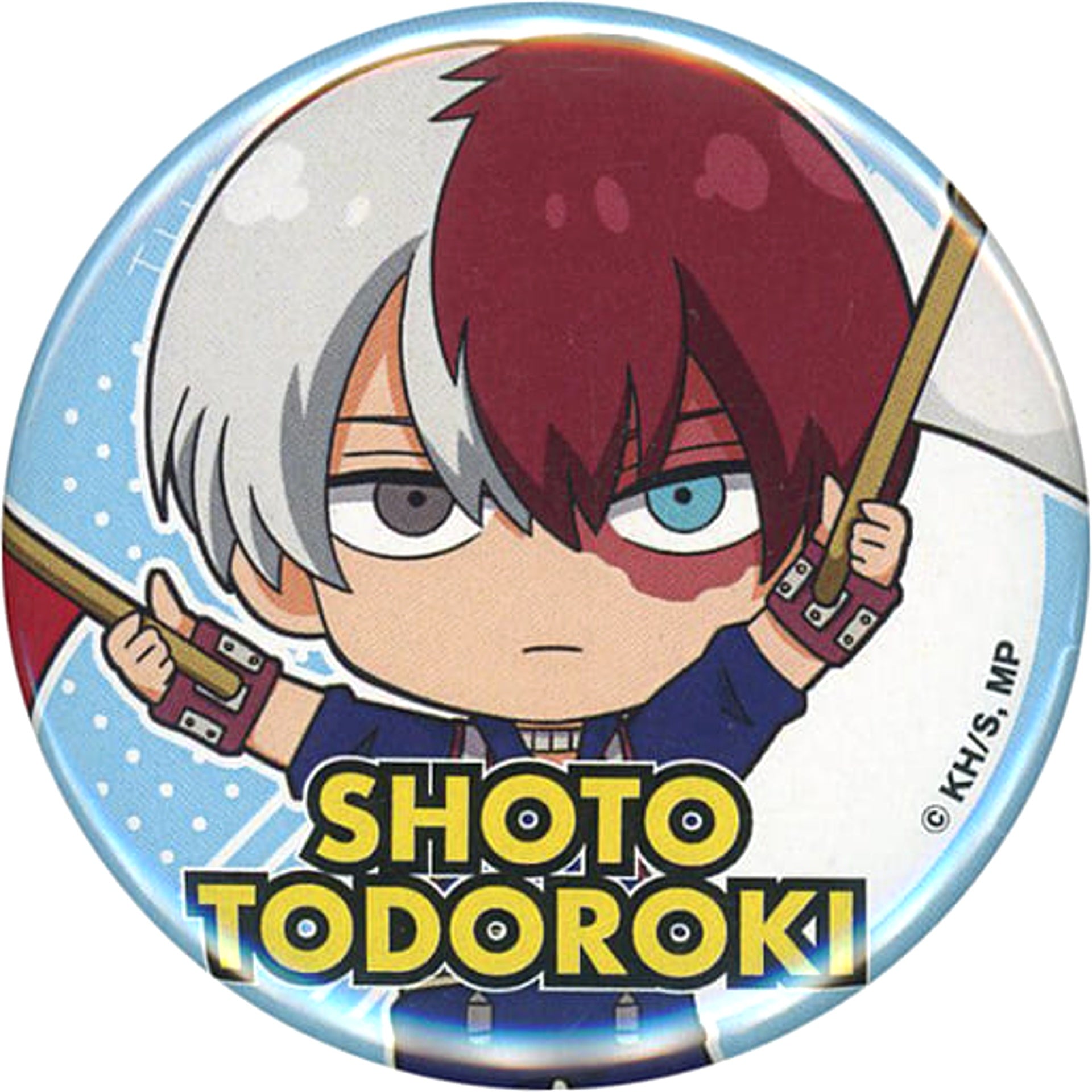 My Hero Academia Shoto Todoroki Trading Can Badge Lagunasia Training Camp Winter Intensive: Rising Exclusive Buttons [USED]