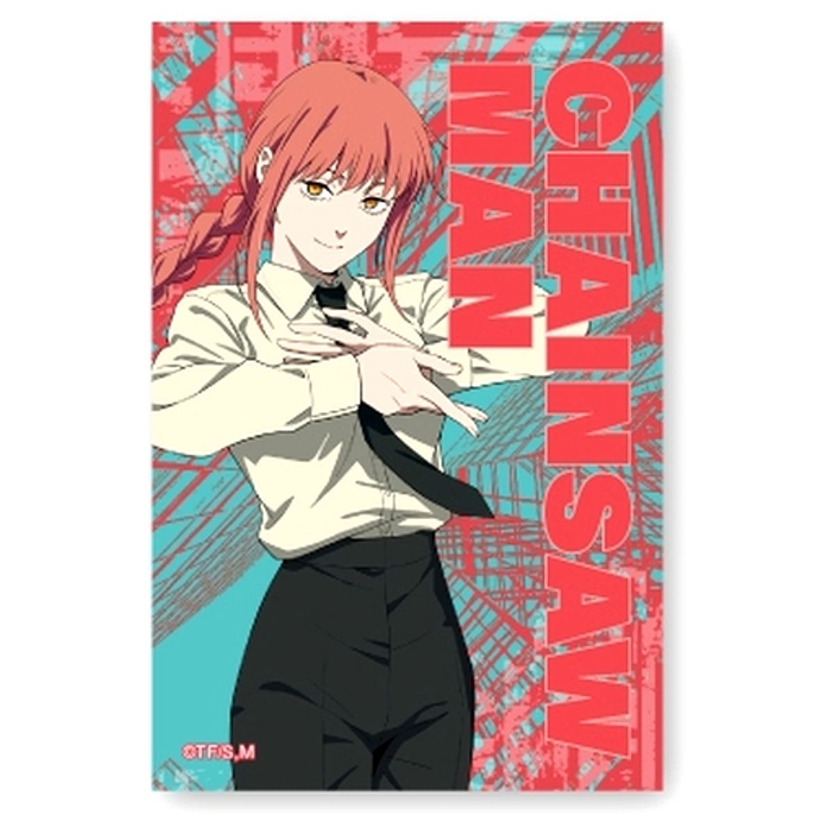 Makima Chainsaw Man Distortion Chara Badge Collection [USED]