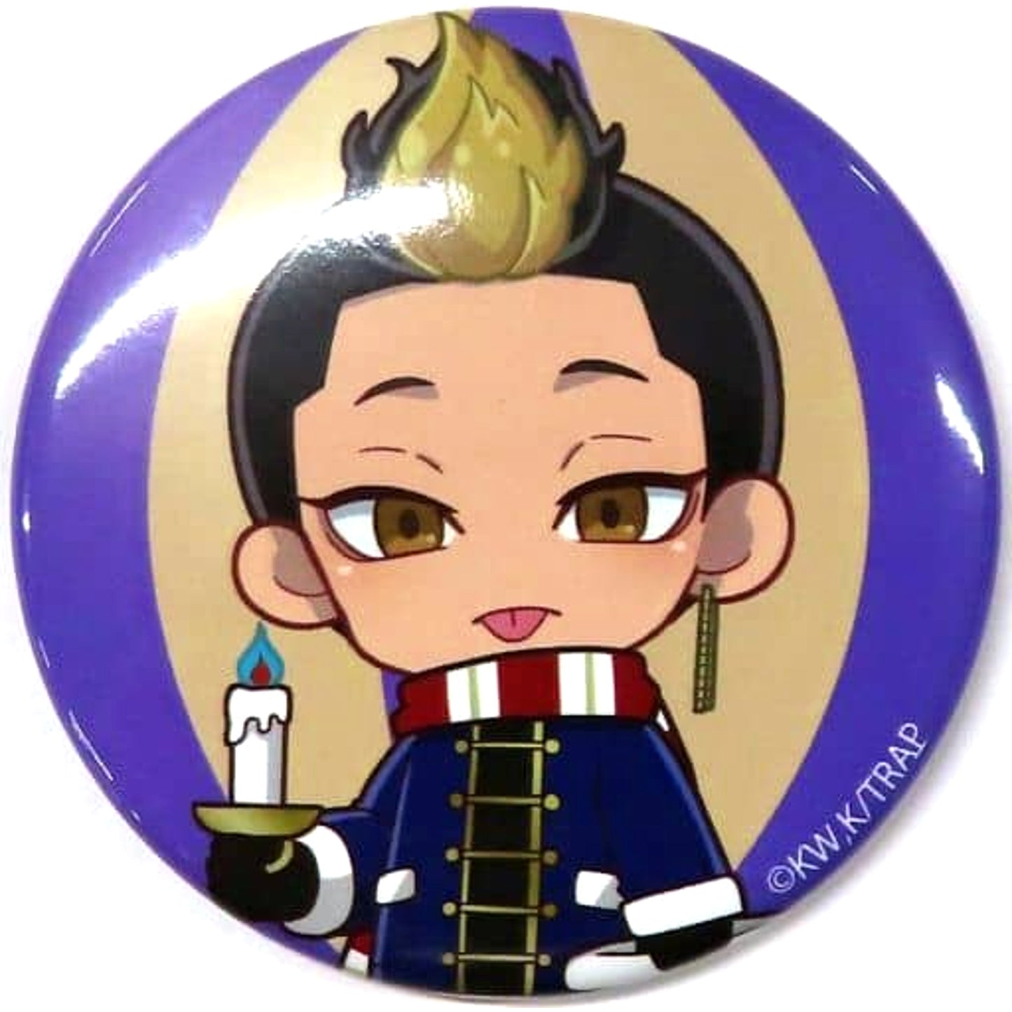 Tokyo Revengers Shuji Hanma Can Badge Christmas Ver. Princess Cafe Limited Buttons [USED]