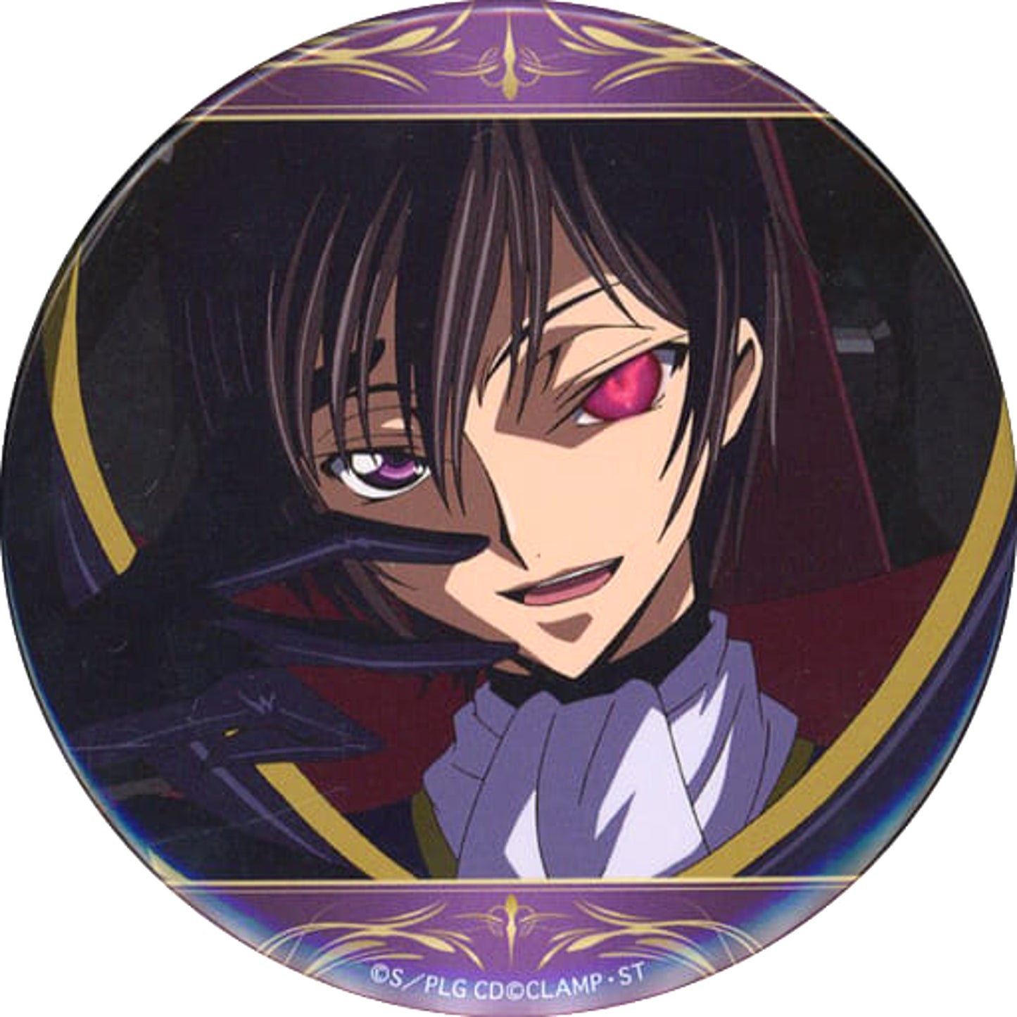 Lelouch Lamperouge Red Eyes Hand on Face Code Geass Lelouch of the Rebellion Ataritsuki Lucky Button BOX Button [USED]