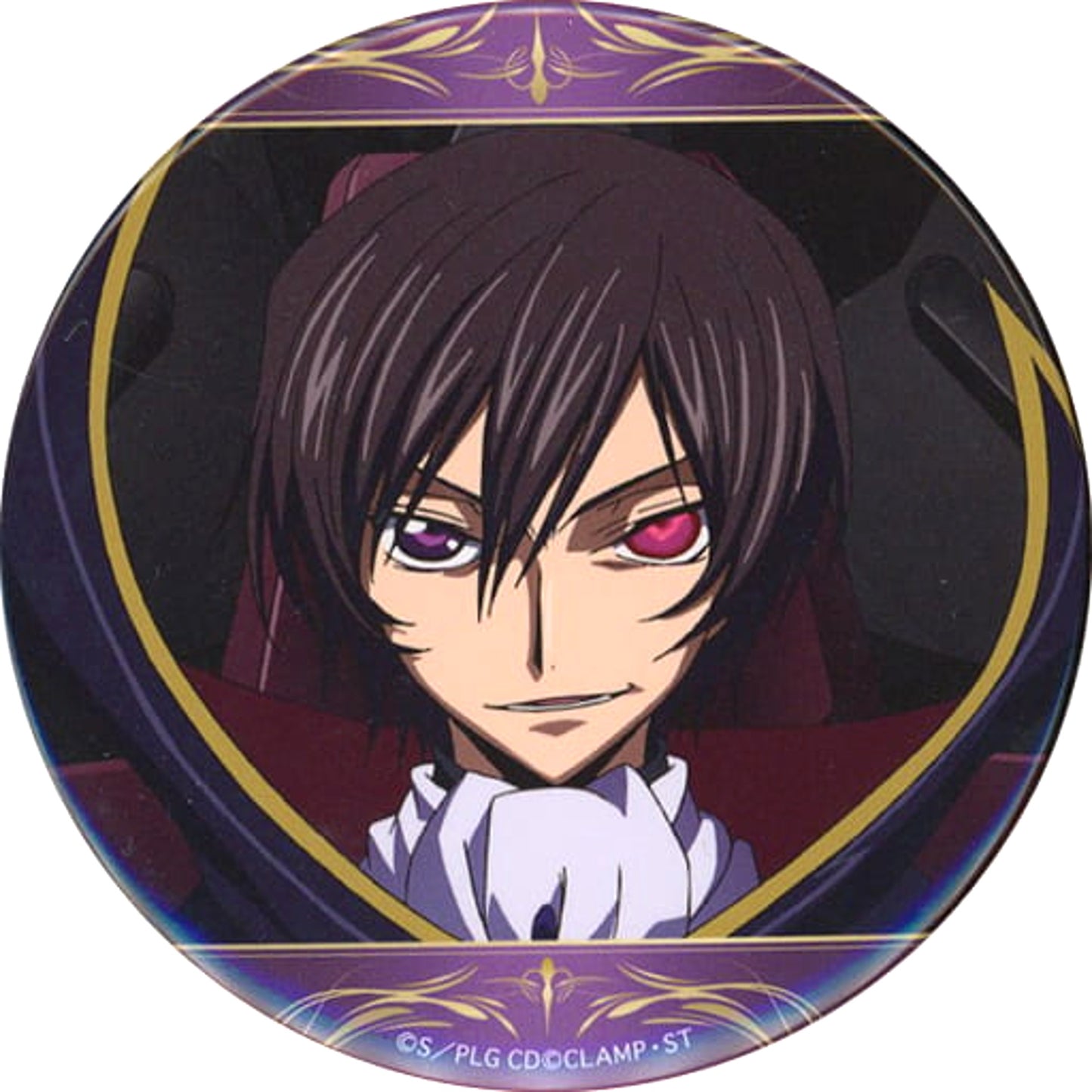 Lelouch Lamperouge Red Eyes / White Collar Code Geass: Lelouch of the Rebellion Ataritsuki Lucky Button Box [USED]
