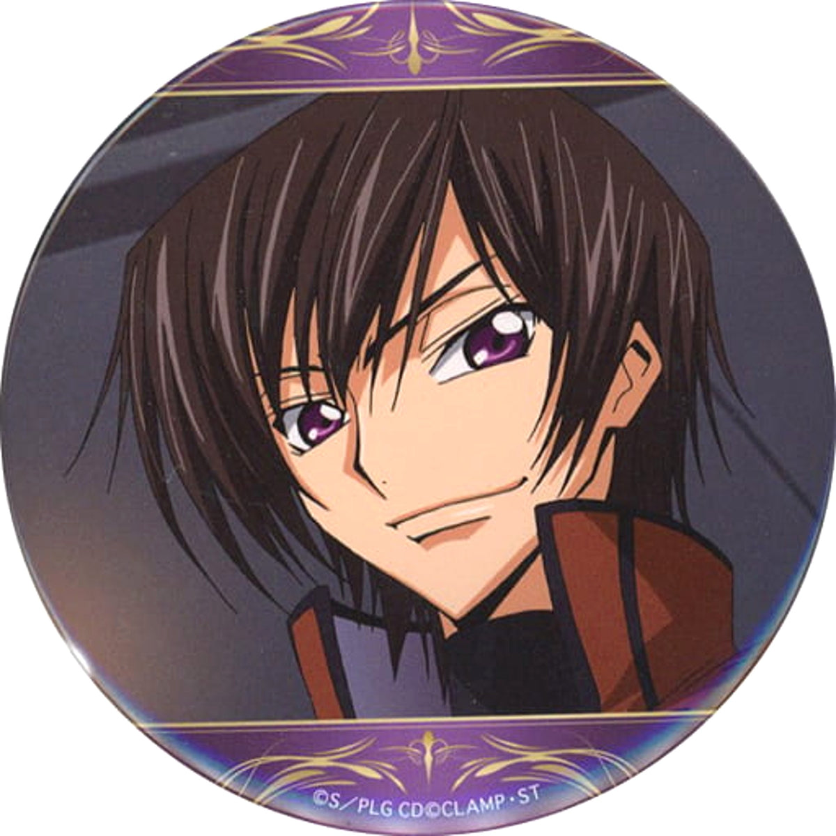 Code Geass: Lelouch of the Rebellion Lelouch Lamperouge Diagonal Ataritsuki Lucky Can Badge Box Buttons [USED]