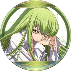 Code Geass: Lelouch of the Rebellion C.C. Standing Picture Ataritsuki Lucky Can Badge Box Can Badge Buttons [USED]