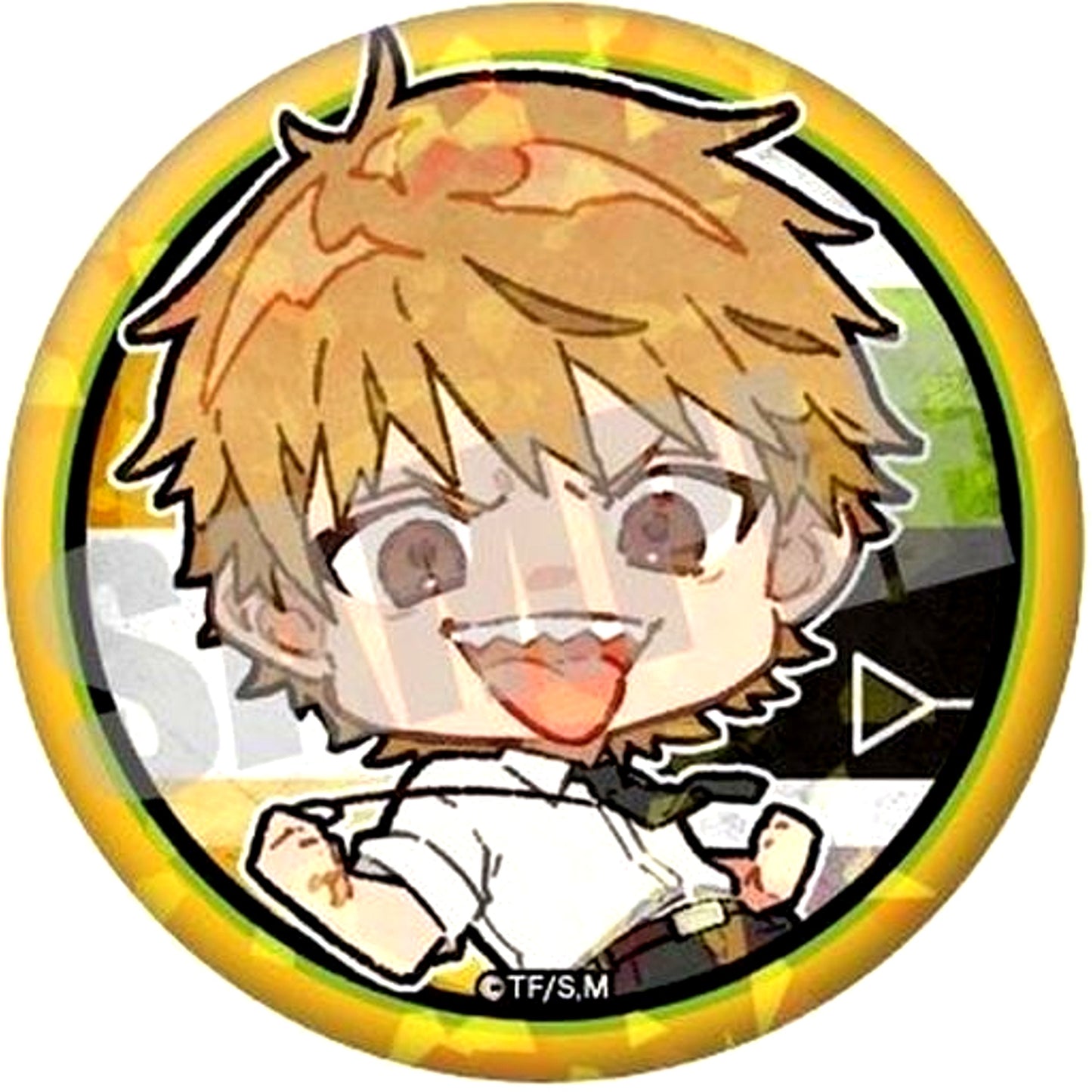 Denji B Chainsaw Man Trading Hologram Button Normal Ver. [USED]