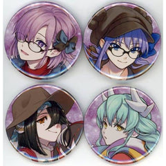 Fate/Grand Order Mash Kyrielight & Others Can Badge Set A Winter Party 2022-2023 Limited Buttons [USED]