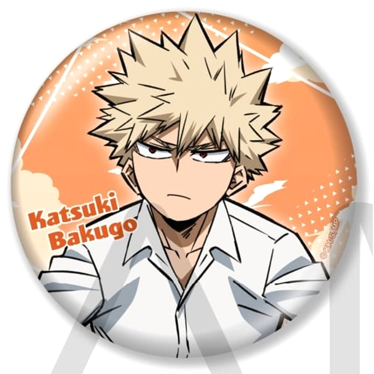 My Hero Academia Katsuki Bakugo A Kirakira Can Badge Collection Youth Ver. Buttons [USED]