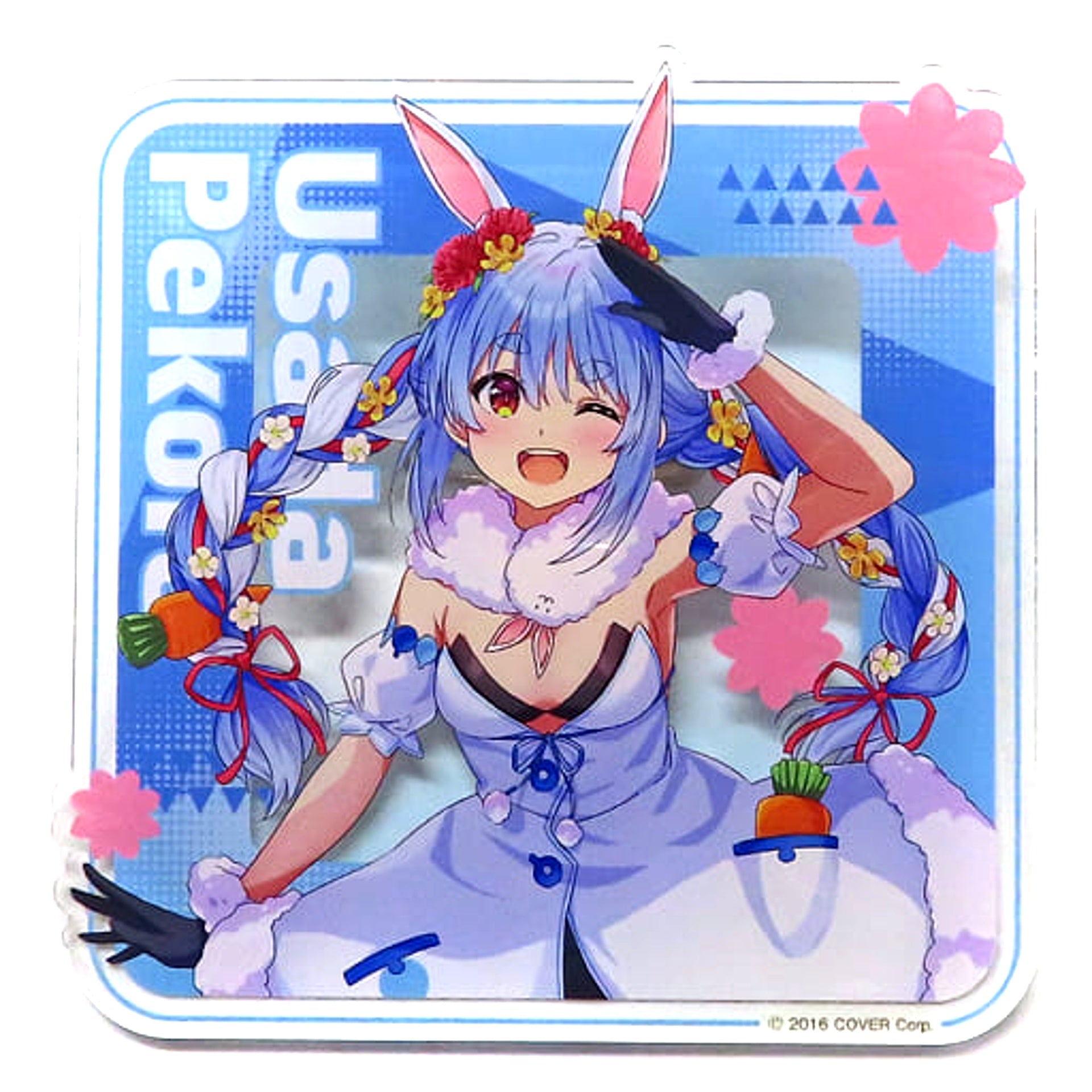 hololive Virtual YouTuber Usada Pekora Full Body hololive x JOYPOLIS DREAMY PARTY Trading Big Acrylic Badge [USED]