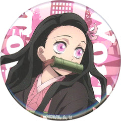 World Tour Screening Demon Slayer: Kimetsu no Yaiba To the Swordsmith Village Nezuko Kamado Newly Drawn Illustration Random 57mm Can Badge Theater Limited Buttons [USED]