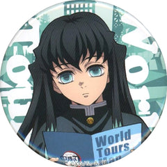World Tour Screening Demon Slayer: Kimetsu no Yaiba To the Swordsmith Village Muichirou Tokitou World Tour Newly Drawn Illustration Random 57mm Can Badge Theater Limited Buttons [USED]