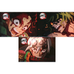 World Tour Screening Demon Slayer: Kimetsu no Yaiba To the Swordsmith Village Tengen Uzui & Others Scene Photo Square Can Badge Set Theater Limited Set of 3 Buttons [USED]