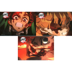 World Tour Screening Demon Slayer: Kimetsu no Yaiba To the Swordsmith Village Tanjiro Kamado & Others Scene Photo Square Can Badge Set Theater Limited Set of 3 Buttons [USED]