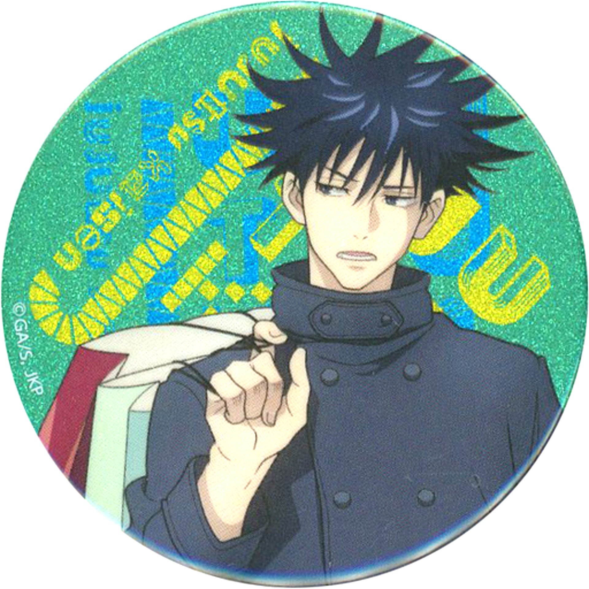 Megumi Fushiguro Full Body Hiki Jujutsu Kaisen Glitter Button Collection TOKYO Anime Tourism 2023 POP UP SHOP in Marui [USED]