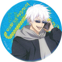 Jujutsu Kaisen Satoru Gojo Natural Proportions Glitter Can Badge Collection Tokyo Anime Tourism 2023 Jujutsu Kaisen Pop Up Shop in Marui Limited Buttons [USED]