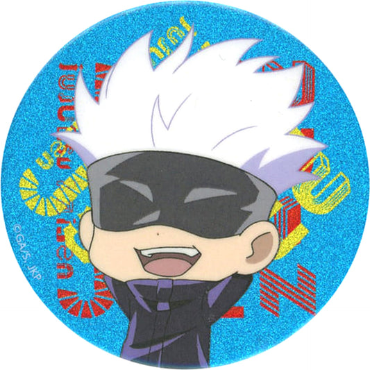 Satoru Gojo Mini Character Jujutsu Kaisen Glitter Button Collection Tokyo Anime Tourism 2023 Jujutsu Kaisen Pop Up Shop in Marui Limited [USED]