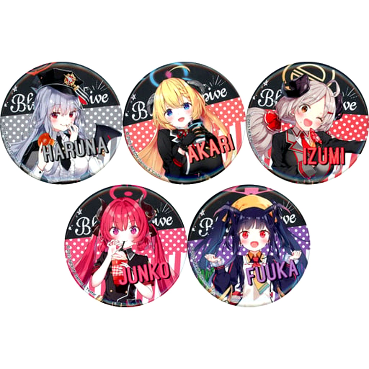 Group Blue Archive POP UP SHOP in Atre Akihabara 5 Button Set [USED]