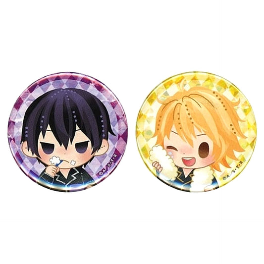 Reborn! Hibari Dino A Can Badge Set Buttons [USED]