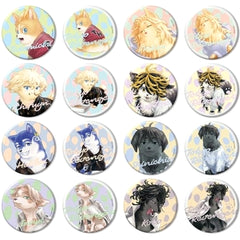 Tokyo Revengers Manjiro Sano & Others Animal Fourze Can Badge 2 All 16 Types Set Buttons [USED]