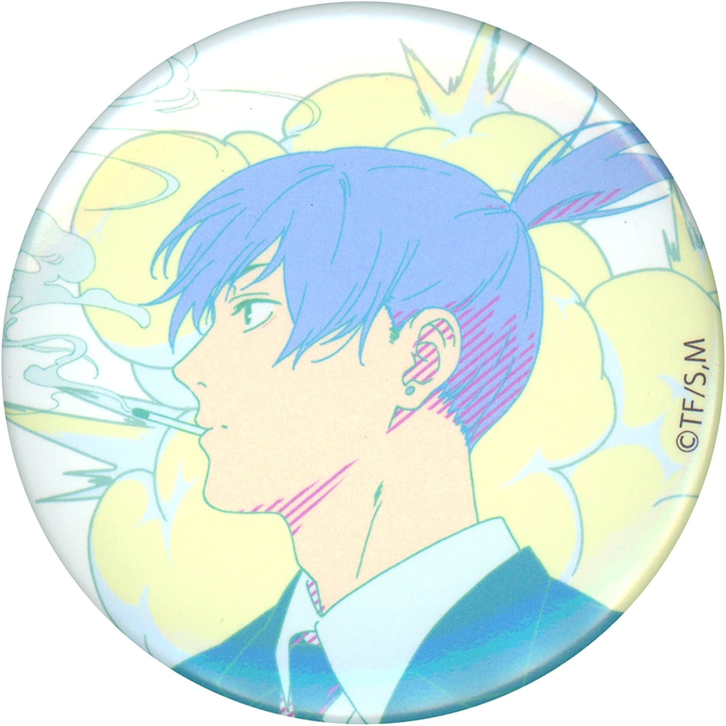 Aki Hayakawa Facing Left Chainsaw Man Chara Button Collection [USED]
