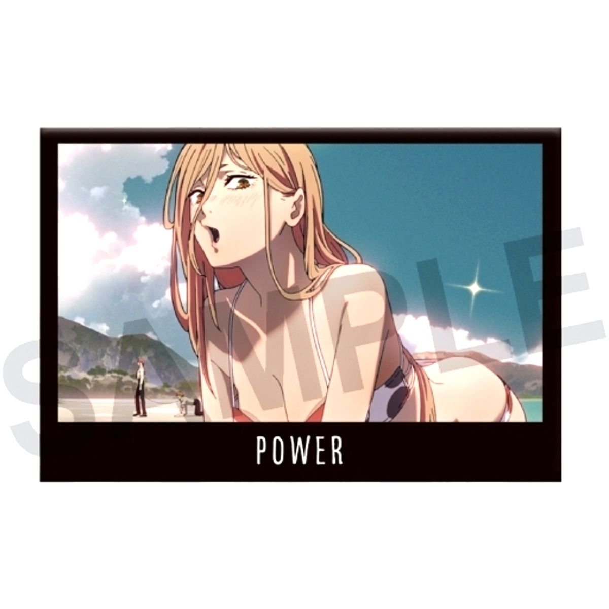 Power Chainsaw Man Decotate Collection Button [USED]
