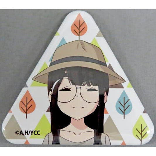 Laid-Back Camp: The Movie Minami Toba DMM Scratch! S'mores Party Triangular Can Badge Collection Prize E-11 Buttons [USED]