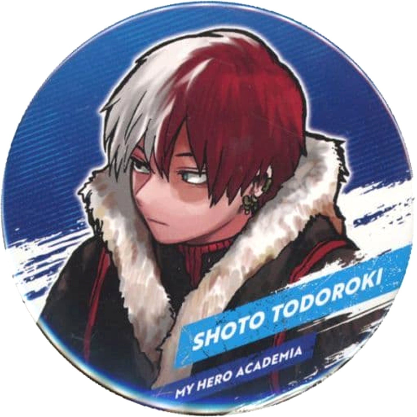 Shoto Todoroki My Hero Academia Heroes Collection Button Dai7kai Ninki Tohyo Shin Jukketsu [USED]