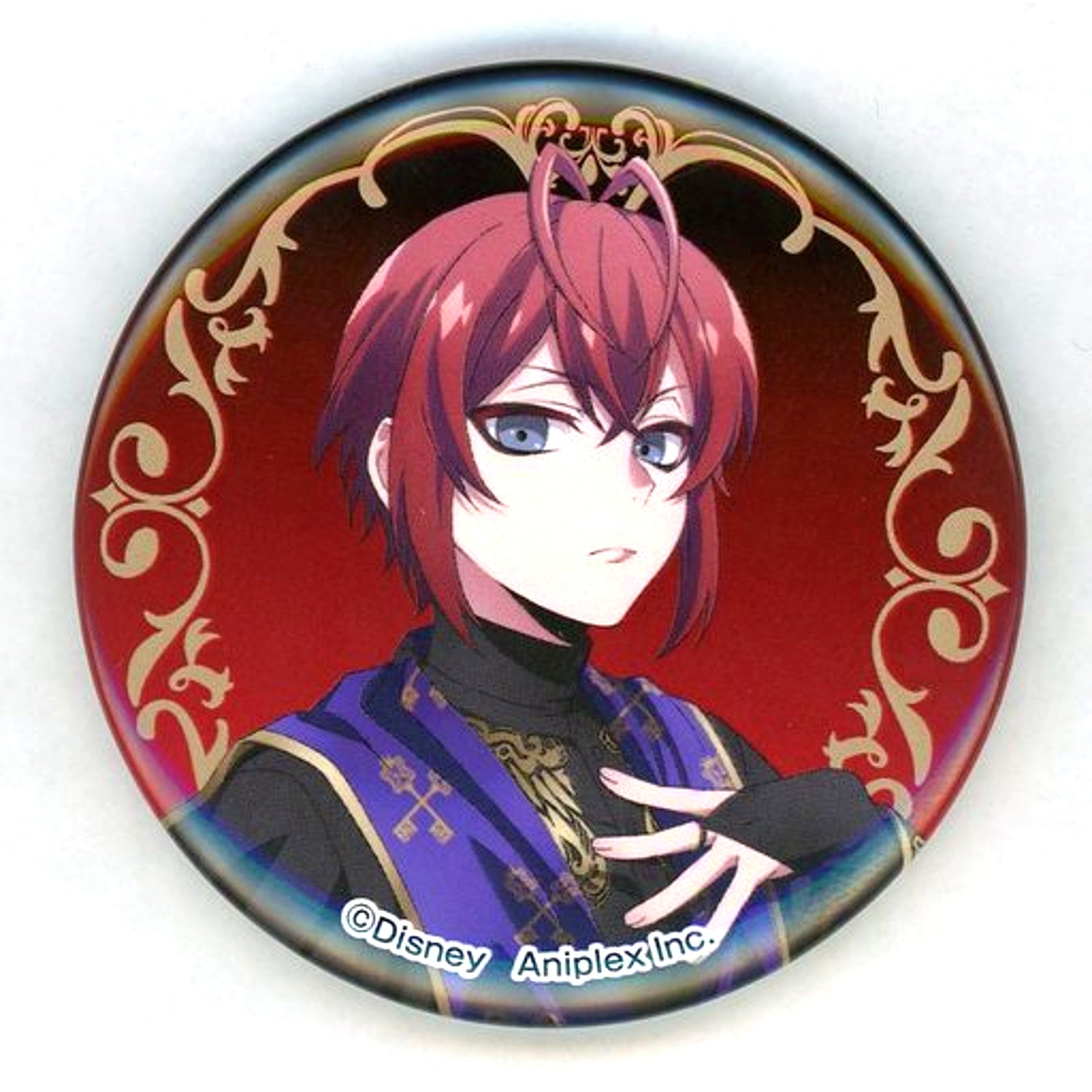 Riddle Rosehearts Disney Twisted Wonderland Trading Button [USED]