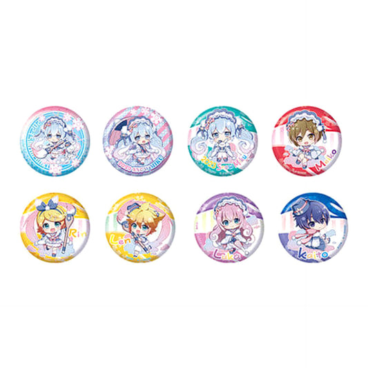 Rin Kagamine & Others VOCALOID All 8 Types Set Gashapon Kuji Snow Miku 2023 Assort Button Prize C [USED]