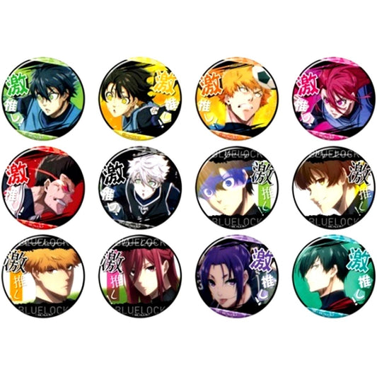 Set of 12 Blue Lock Gekioshi Series Button Collection [USED]