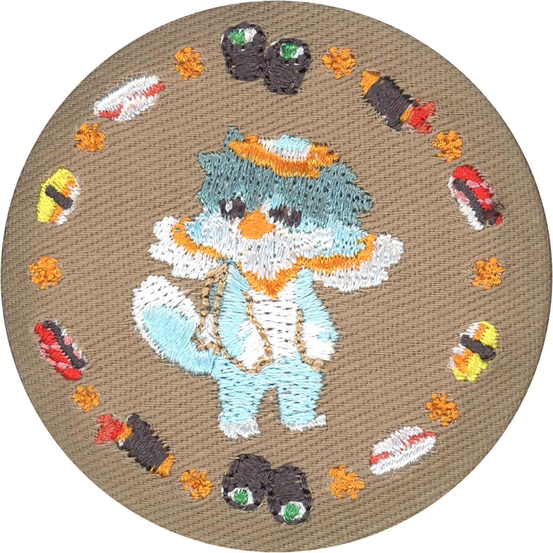 Granblue Fantasy Kyuta Embroidery Tin Badge Granblue Fantasy Fest 2022-2023 Exclusive Buttons [USED]