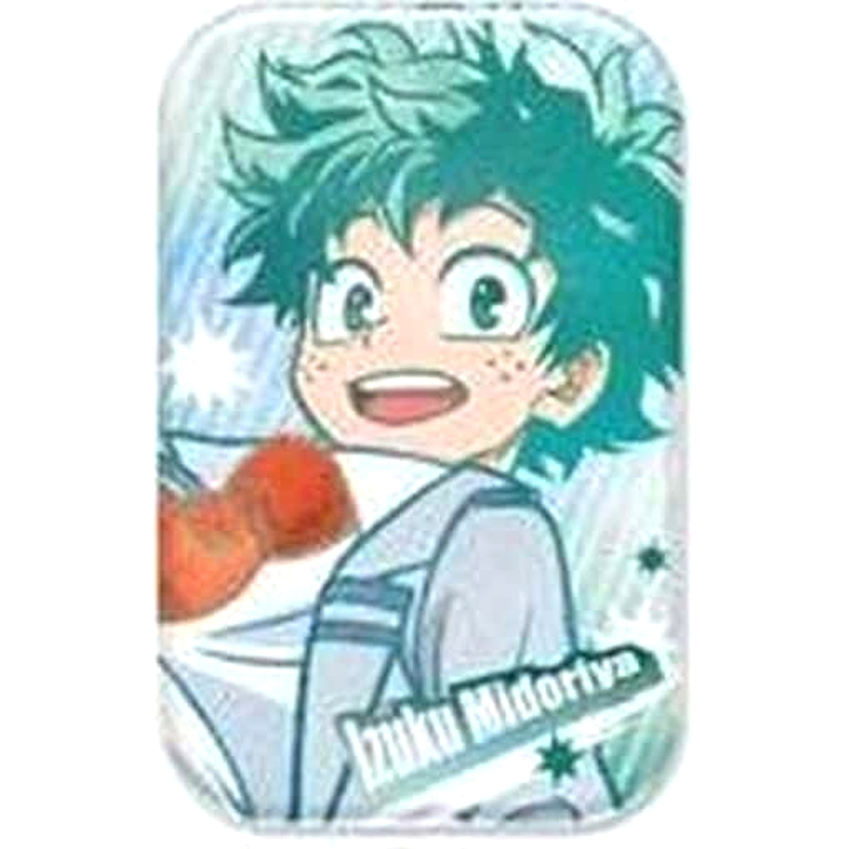 My Hero Academia Izuku Midoriya Round Squiare Can Badge 8 Buttons [USED]