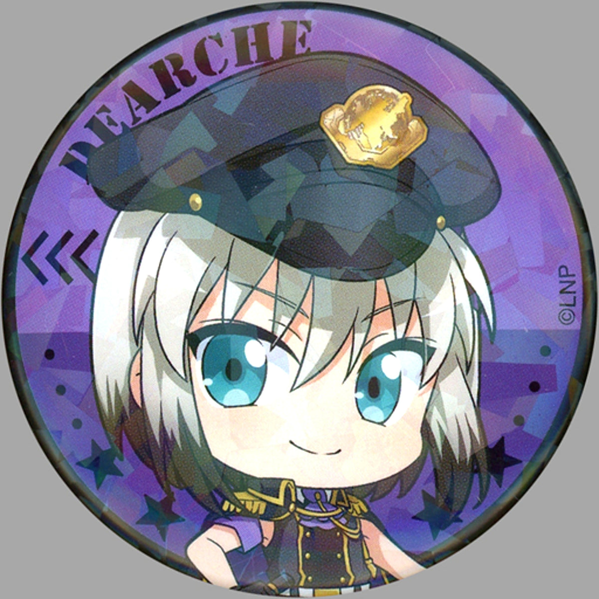 Lord Dearch Magical Girl Lyrical Nanoha Hologram Chara Badge Collection Lyrical Store 2022 Lyrical Survivor Ver. [USED]