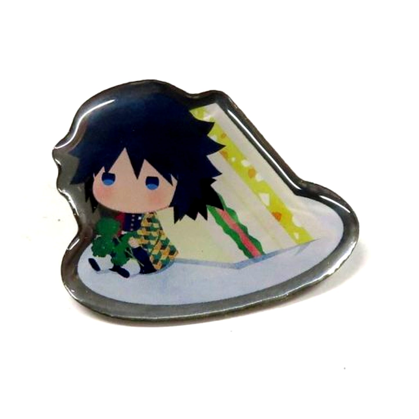 Giyu Tomioka Demon Slayer: Kimetsu no Yaiba Present For You Random Pin Badge [USED]