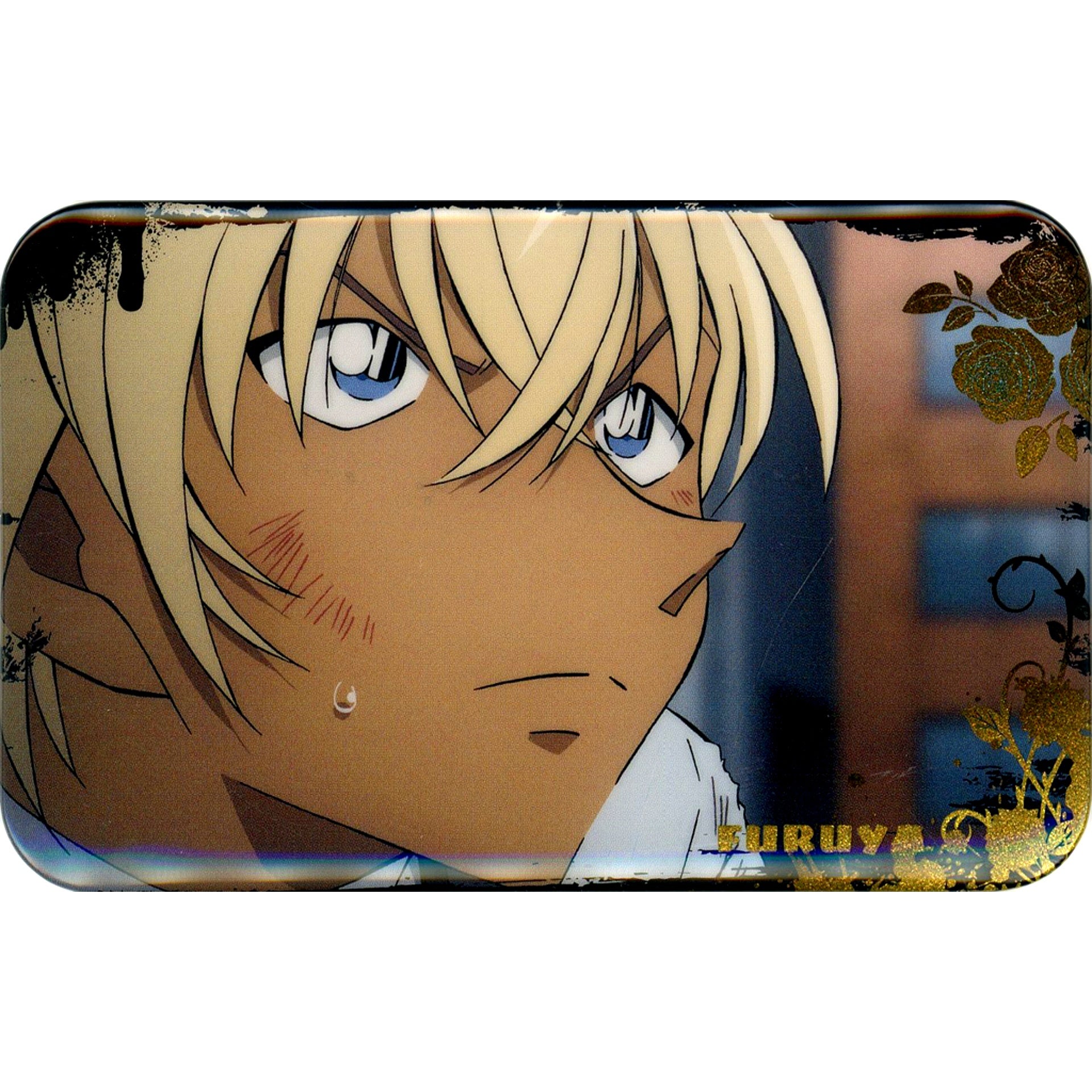 Rei Furuya Looking Up Detective Conan The Bride of Halloween Long Button B Shanghai Conan Cafe Limited [USED]