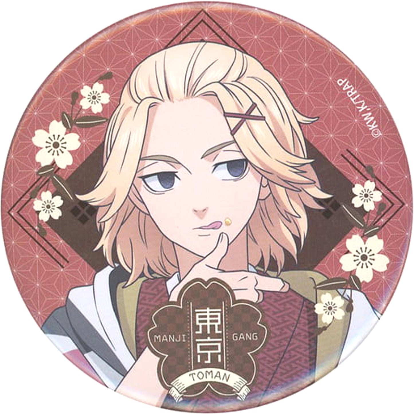 Manjiro Sano Full Color Tokyo Revengers Dream Button Retro Modern [USED]
