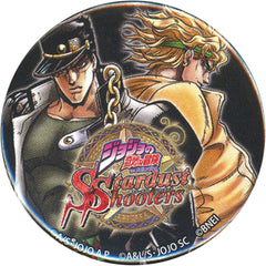 JoJo's Bizarre Adventure Part 3: Stardust Crusaders Jotaro Kujo DIO Stardust Shooters Can Badge Special Event Walk Like Crusaders Limited Admission Benefits Buttons [USED]