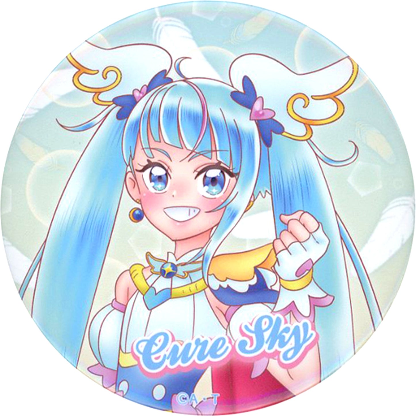 Cure Sky All Precure Exhibition 20th Anniversary Memories Badge [USED]