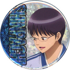 Kuroko's Basketball x Gintama Shinpachi Shimura Hologram Can Badge Namja Town: Shotaimen demo Kankeri wa Igaito Moriagaru Limited Buttons [USED]