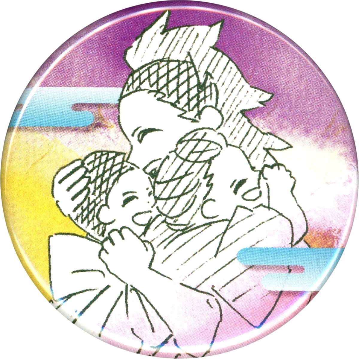 Sanemi Shinazugawa Genya Shinazugawa Demon Slayer: Kimetsu no Yaiba Koyoharu Gotouge Exhibition Fukuoka Collection Button Petit [USED]