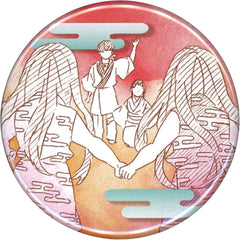 Demon Slayer: Kimetsu no Yaiba Tokito Brothers Collection Button Petit Koyoharu Gotoge Original Art Exhibition Fukuoka Limited [USED]