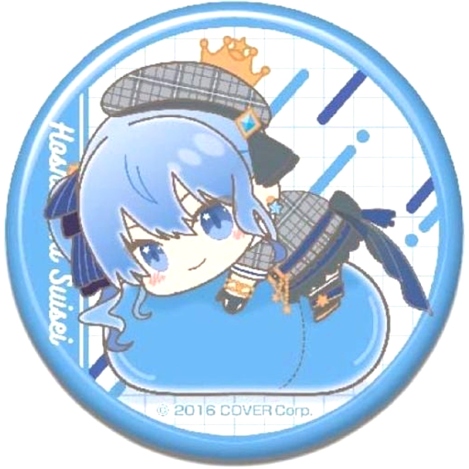 Hoshimachi Suisei Virtual YouTuber Hololive CAN Button Hug Meets A BOX [USED]