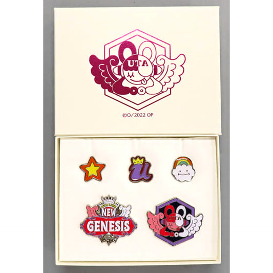 One Piece Film Red Uta Pins Set Uta 5 Piece Set Pins [USED]