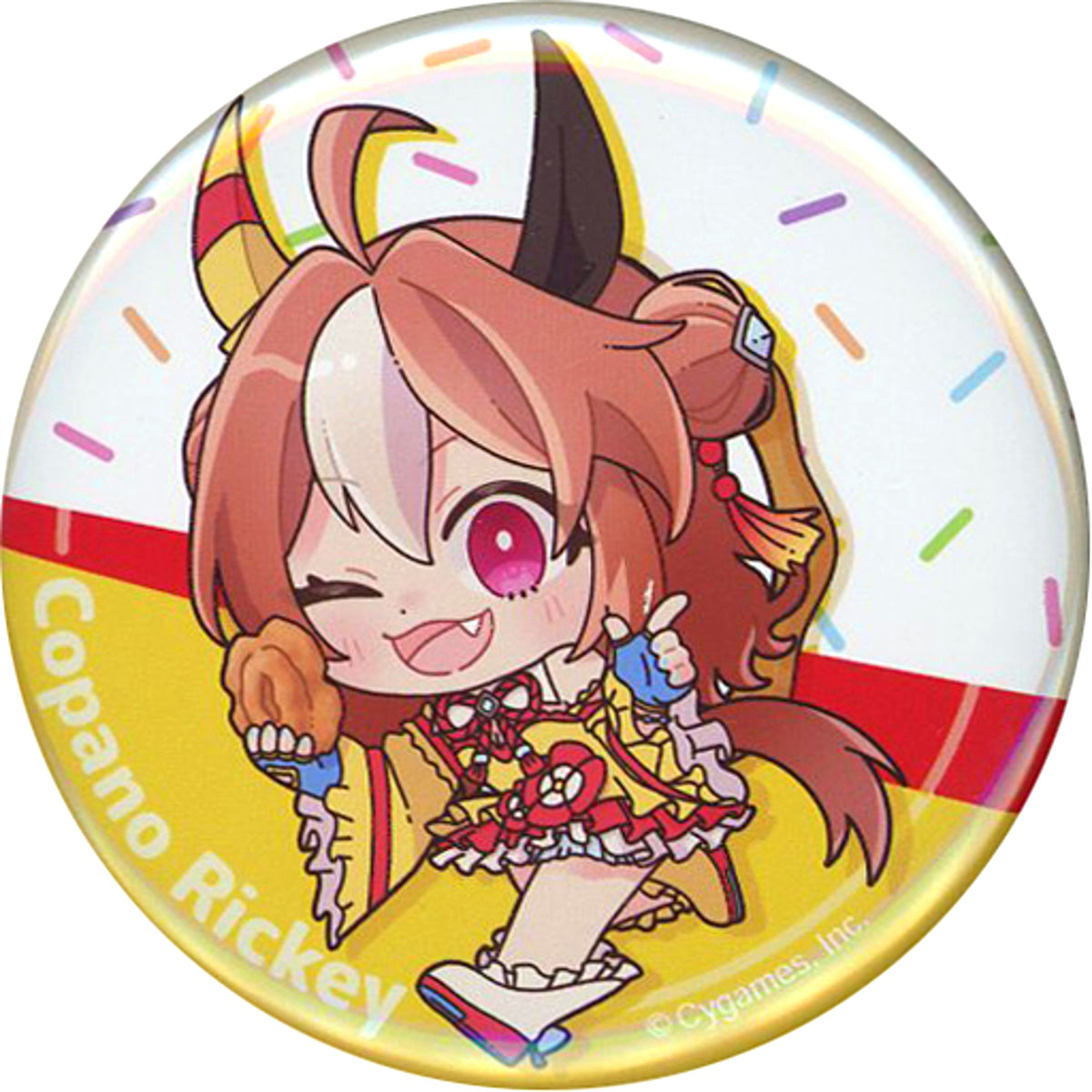 Copano Rickey Uma Musume Pretty Derby x Jack In The Donuts Button [USED]