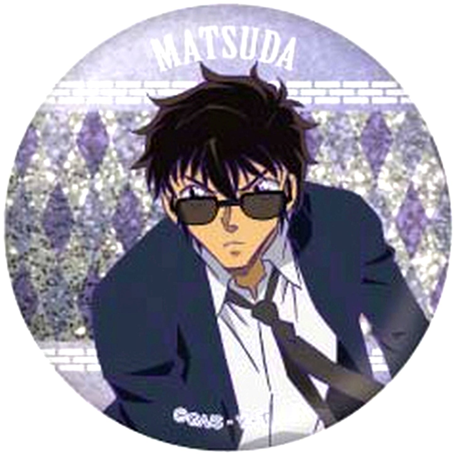 Jinpei Matsuda Detective Conan Trading Metallic Button I [USED]