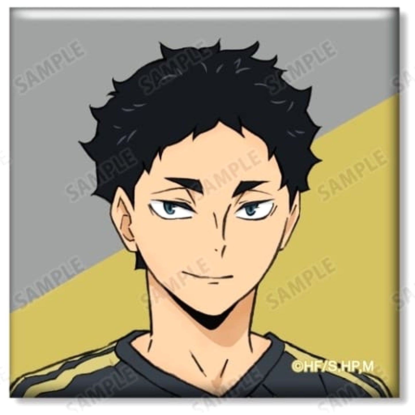 Haikyu!! Keiji Akaashi Trading Square Can Badge Uniform Ver. Buttons [USED]